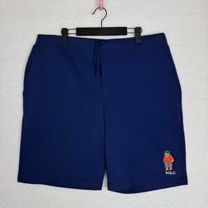 289. Polo Ralph Lauren Polo Bear Fleece Shorts Navy Blue XL